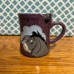 Disney Parks Glitter Eeyore Mug